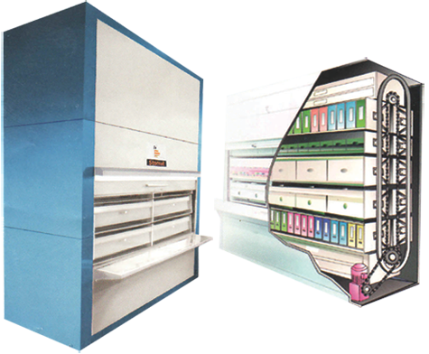 Space magnum : Stomat Document Vertical Carousel Storage Systems